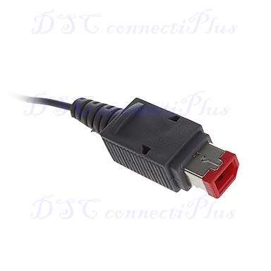 Wired Infrared Sensor Bar for Wii (Black + Silver)..!