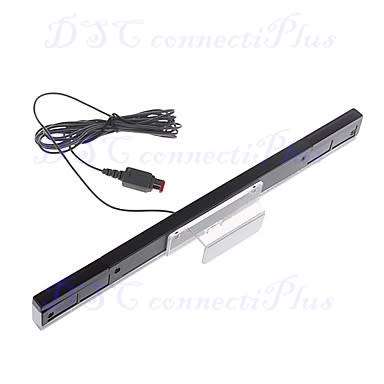 Wired Infrared Sensor Bar for Wii (Black + Silver)..!