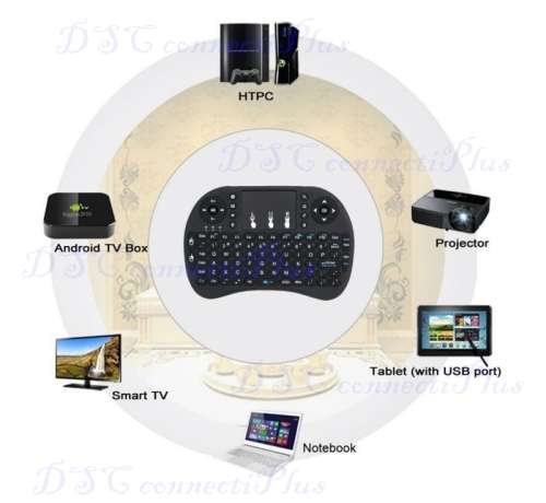 92 Keys Mini 2.4GHz Wireless Keyboard with Touchpad Air Mouse Remote Control Handheld for PC !!!