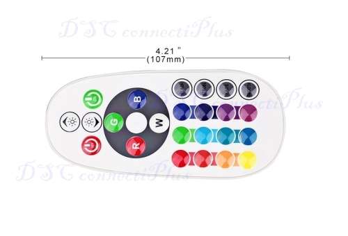 RGB Lights Infrared Remote Controller (White)..!