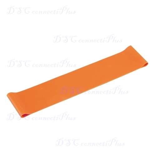 Yoga Fitness Resistance Band Elastic Latex Belt Loop Pull Strength Training (Orange)..!