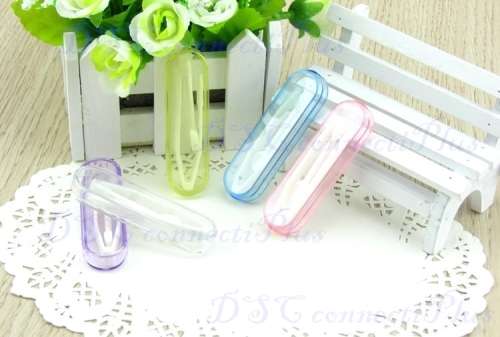 Cosmetic Contact Lens Inserter Remover Soft Tip Eyes Care Kit Holder Container Tweezer Case !!!