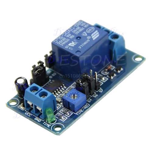 DC 12V DC Delay Relay Delay Turn on / Delay Turn off Switch Module with Timer (Blue/Green)..!