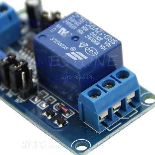 DC 12V DC Delay Relay Delay Turn on / Delay Turn off Switch Module with Timer (Blue/Green)..!