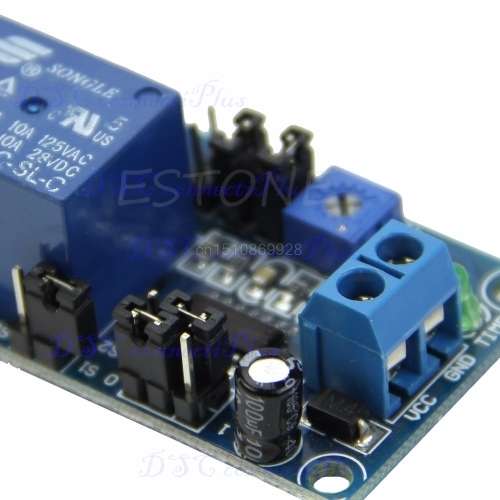 DC 12V DC Delay Relay Delay Turn on / Delay Turn off Switch Module with Timer (Blue/Green)..!