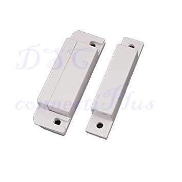 Normally Open White Door Window Contact Magnetic Reed Switch Sensor (White)..!