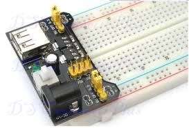 MB102 Breadboard Power Supply Module for Arduino (Black)..!