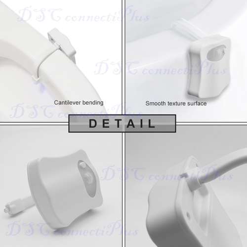 Sensor Toilet Light LED Lamp Human Motion Activated PIR 8 Colours Automatic RGB Night lighting !!!