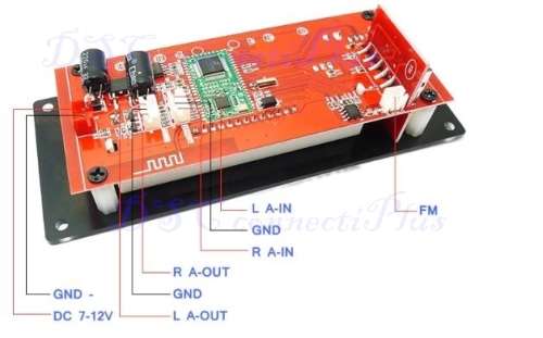 Bluetooth v4.0 MP3 Decoding Board Module LCD 12V DIY USB/SD/MMC APE FLAC WAV DAE Decoder Recorder !!