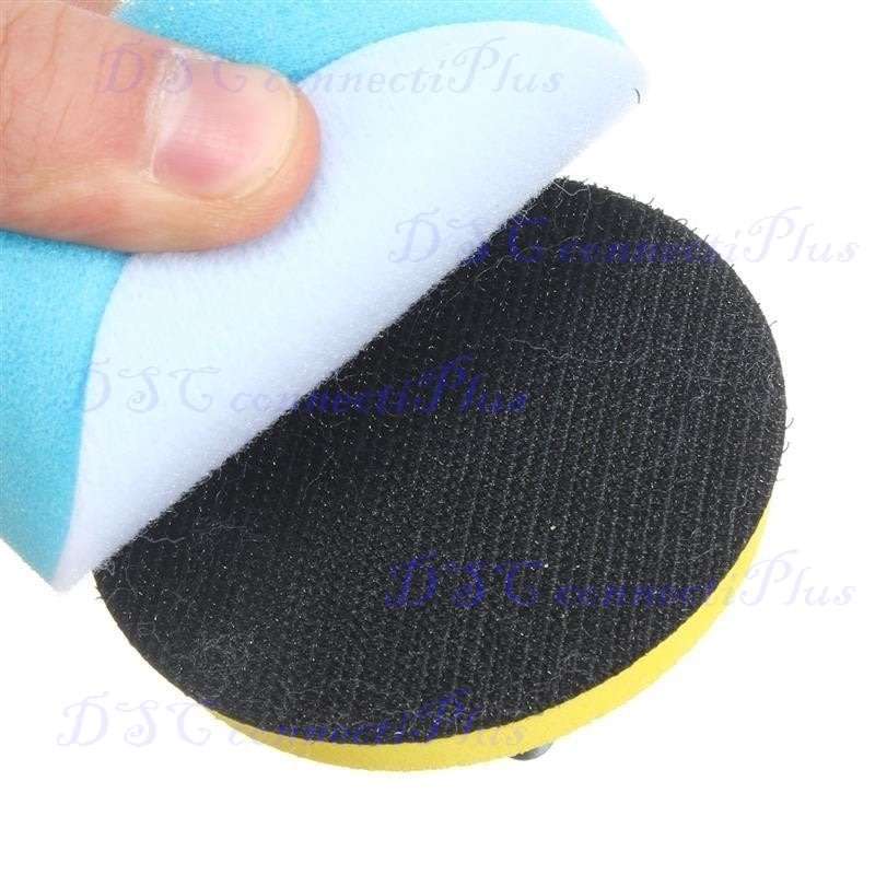 Vehemo 19 Pcs Auto Car Vehicle 80mm Polishing Buffing Pad with M10 Drill Adapter Tool Kit Set..!