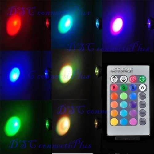 E27 AC85-265V RGB LED Bulb 3W 16 Color Changeable Lamp Spotlight Downlight + IR Remote Control..!