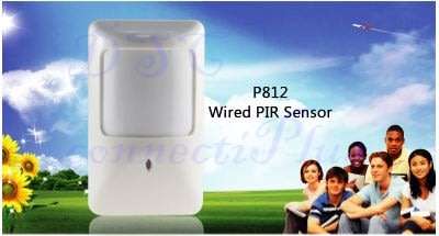 Marlboze Wired Infrared Motion Detector for Home Security Alarm System Indoor PIR Sensor (White)..!