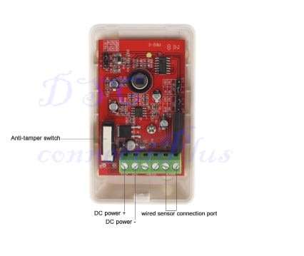 Marlboze Wired Infrared Motion Detector for Home Security Alarm System Indoor PIR Sensor (White)..!