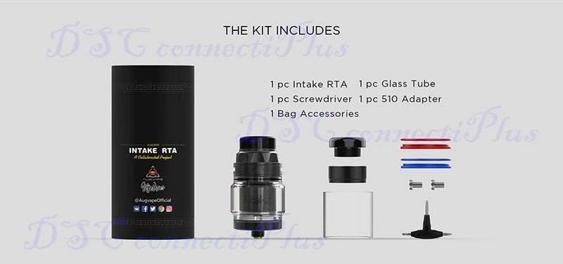 Augvape INTAKE RTA 4.2mL Tank 24mm Single Coil Leak Proof 510 Thread Electronic Cigarette RTA..!