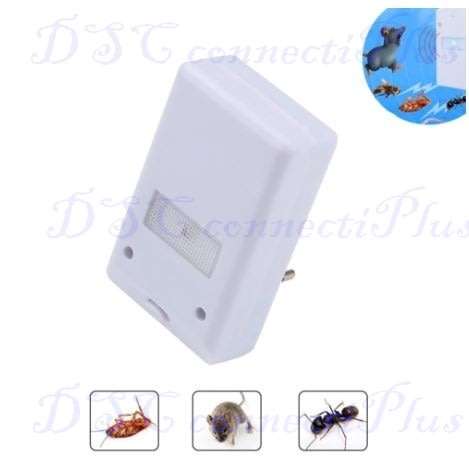 Ultrasonic Electronic Pest Control Rodent Rat Mouse Repeller Anti Mosquito (White)..!