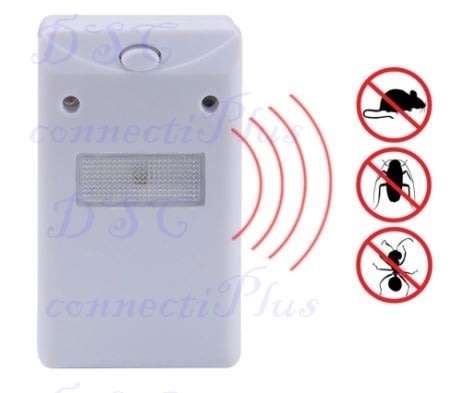 Ultrasonic Electronic Pest Control Rodent Rat Mouse Repeller Anti Mosquito (White)..!
