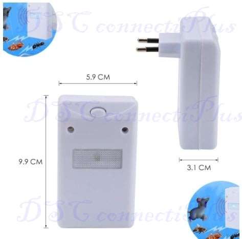 Ultrasonic Electronic Pest Control Rodent Rat Mouse Repeller Anti Mosquito (White)..!