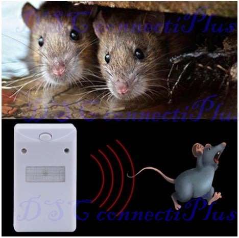 Ultrasonic Electronic Pest Control Rodent Rat Mouse Repeller Anti Mosquito (White)..!