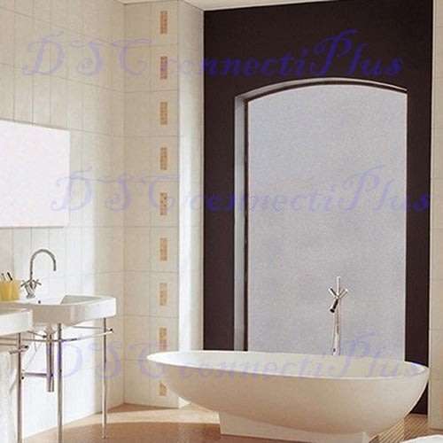 2m Home Office Bedroom Bathroom Window Glass Waterproof Frosted Film Sticker Shower, Sliding Doors!!