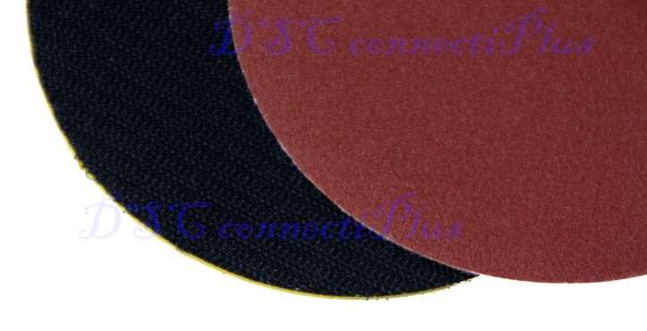 40pcs 3" 75mm-80mm Hook & Loop Round Sandpaper Disk Sanding Sheet Mixed Grits (Maroon)..!