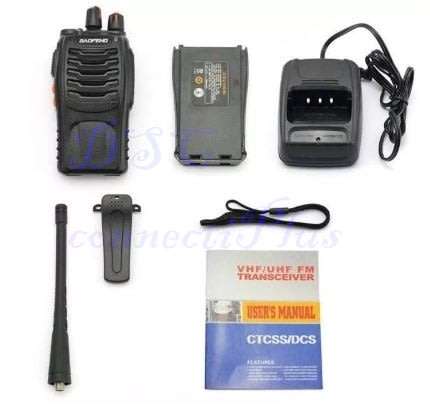 Original Baofeng BF-888S Handheld 5Km Transceiver UHF Two-way Radio Walkie Talkie (Black)..!