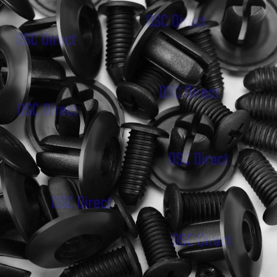 Push Type Car Auto Retainer Clip (Black)..!