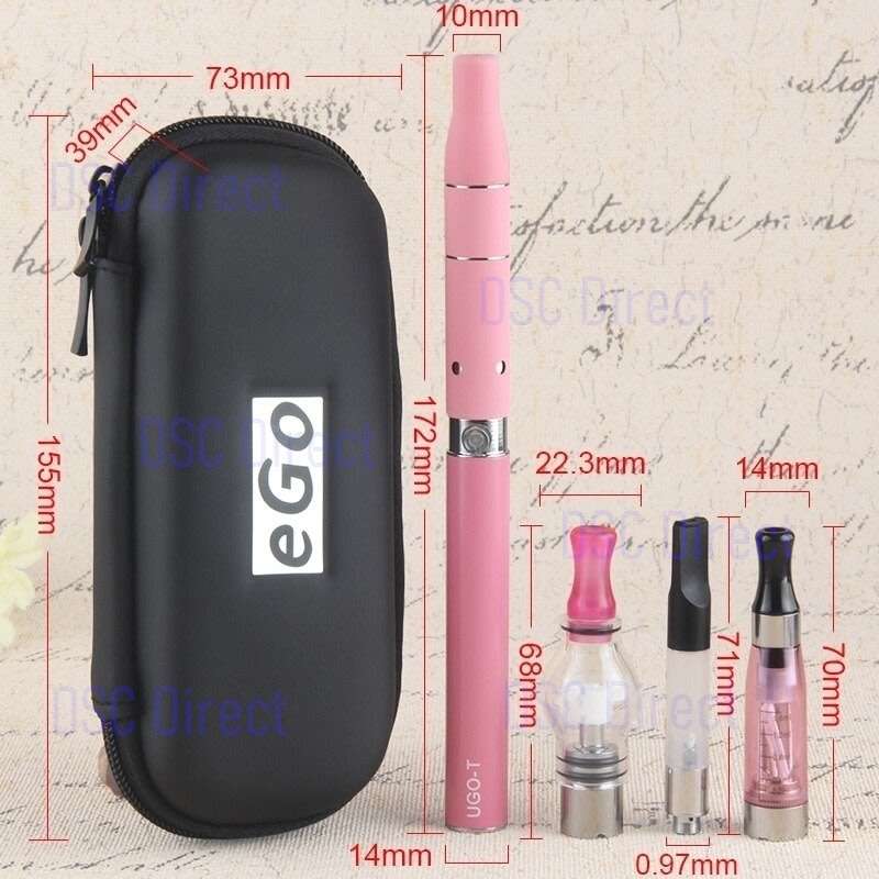 Phenomenon 4-in-1 e-Cigarette Kit Dry Herb Vaporizer AGO G5 Vape Pen CE3 CE4 Atomizer w/ UGO-T Batt