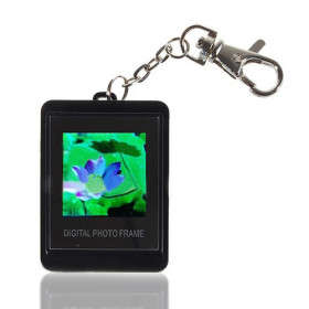 Brilliant 1.5" LCD Rechargeable Digital USB Photo Frame Keychain (107-Picture Memory Storage)..!