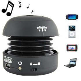 Mini USB Rechargeable Hamburger Style Portable Speaker for iPhone iPod laptop MP3 & More..!