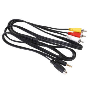 PC to TV Cable (S-Video + 3.5mm to Composite AV)..!