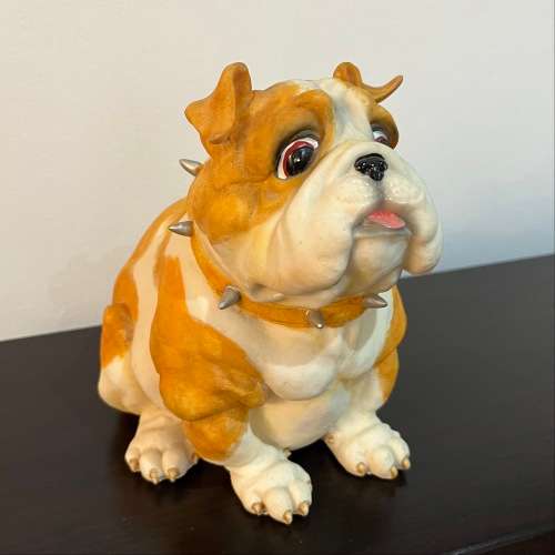 English bulldog piggy bank