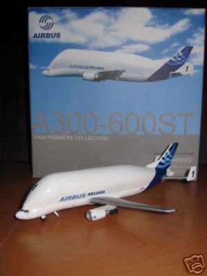 1:400 A300-600ST Airbus Beluga Unit 1 F-GSTA 55873 Dragon airplane model