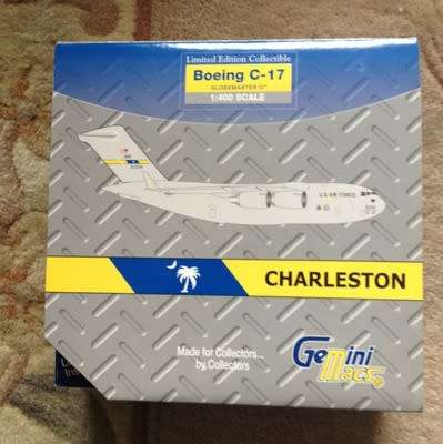 GEMINI MACS 1:400 BOEING C-17 GLOBEMASTER III CHARLESTON NOS