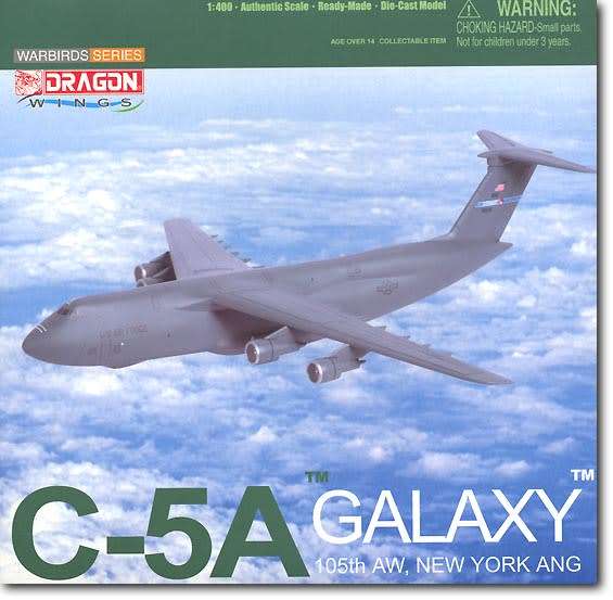 DRAGON WINGS 1:400 C-5A GALAXCY 105TH AW, NEW YORK ANG ITEM NO 55780