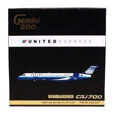 GEMINI 200 UNITED EXPRESS BOMBARDIER CRJ700 ITEM NO G2UAL287