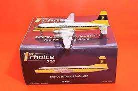 1ST CHOICE 200 BRISTOL BRITANNIA SERIES 312 THE WHISPERING GIANT G-AOVT