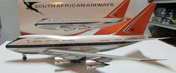 INFLIGHT 200 SOUTH AFRICAN AIRWAYS B747SP ZS-SPB ART NO IF747SP003