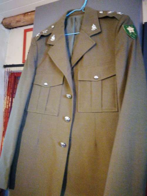 Mint condition Sadf luitenant step out jacket, assigned to Defence Head Quarters Pretora