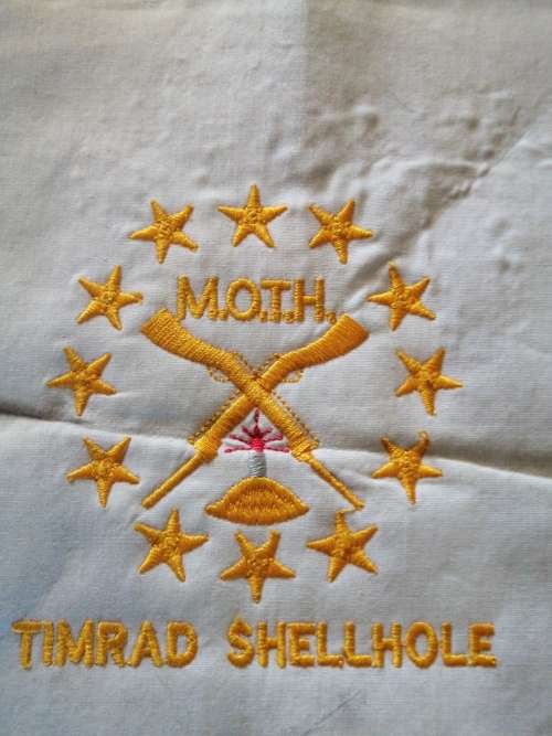 W11 MOTH, reflective sign and blazer badge