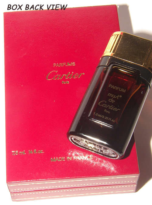 EXTREMELY RARE MUST DE CARTIER PARIS CONCENTRATED PARFUM - 7.5ml