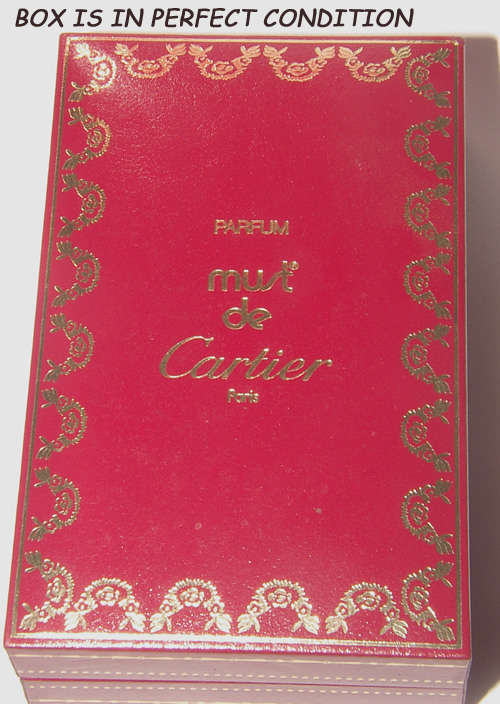 EXTREMELY RARE MUST DE CARTIER PARIS CONCENTRATED PARFUM - 7.5ml