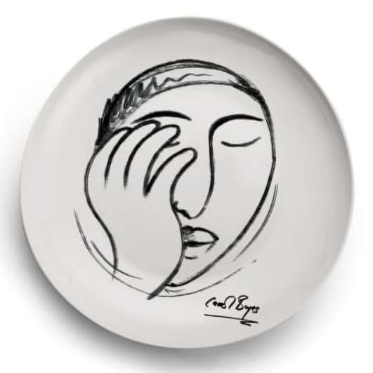 Carrol Boyes Sketchbook Range - Low Bowl CONTEMPLATION