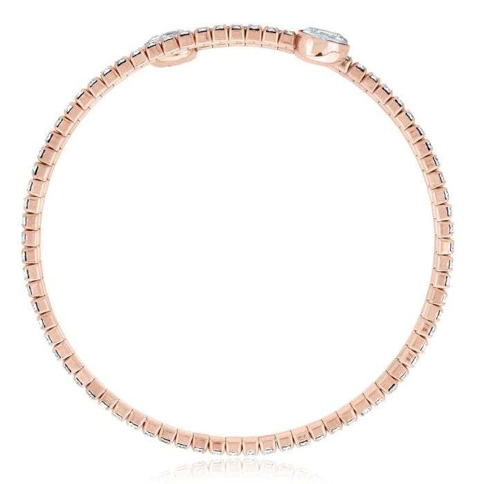 ***SWAROVSKI COLLECTION*** GENUINE SWAROVSKI TWISTY DROP BANGLE - NEW.