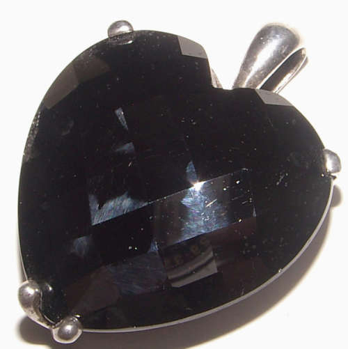 AMAZING HUGE CUBIC ZIRCONIUM PENDANT IN SOLID STERLING SILVER!!!