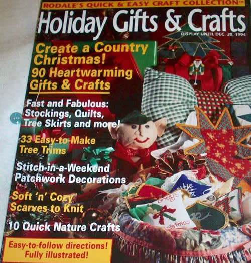 RARE MAGAZINE  -  HOLIDAY GIFTS AND CRAFTS  (CONDITION GOOD)