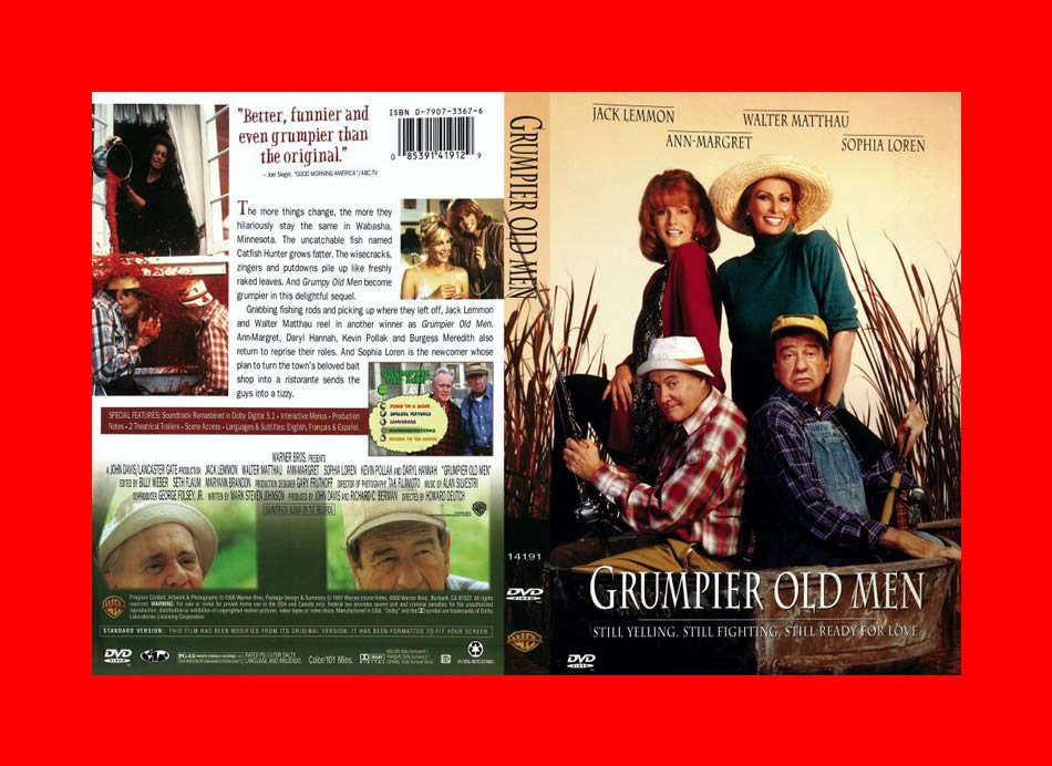 DVD - GRUMPIER OLD MEN -  REGION 1 EDITION
