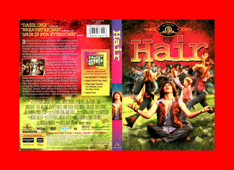 DVD - HAIR  -  REGION 1 EDITION
