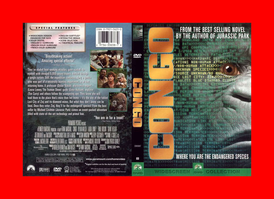 DVD - CONGO -  REGION 1 EDITION
