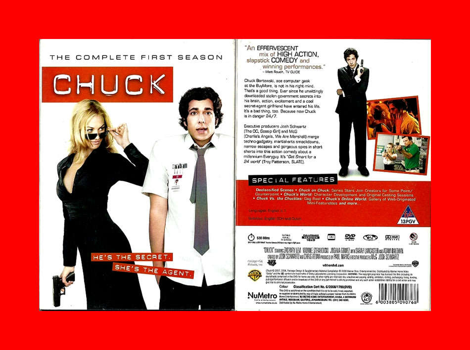 DVD  -  CHUCK.  THE COMPLETE FIRST SEASON - REGION 2 EDITION