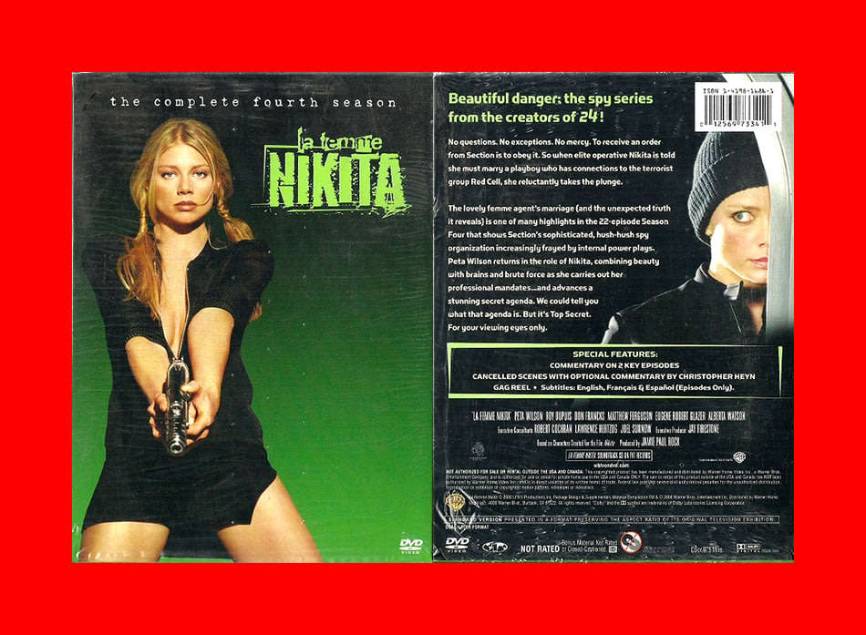 SALE! RARE DVD SET - LA FEMME NIKITA THE COMPLETE FOURTH SEASON -  REGION 1 EDITION